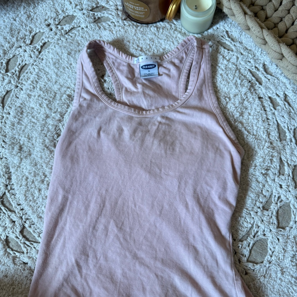 Old Navy Light Pink Sleeveless Top